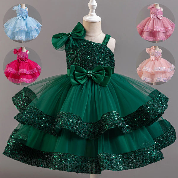Flower Girl Sequin Tulle Dress — Ceremony & Wedding | 12M–5T - photo 1