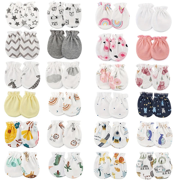 newborn-anti-scratch-mittens-cotton-6pairs-kindlekidsabc
