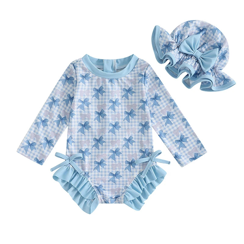 Floral Ruffle Baby Swimsuit - Kindle Kids ABC - view 10