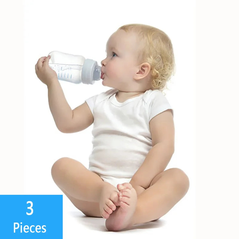 Baby 3-Pack Cotton Bodysuits - Kindle Kids ABC - view 3