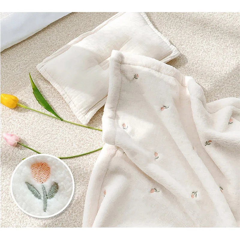 Soft Flannel Fleece Baby Blanket - Kindle Kids ABC - view 4