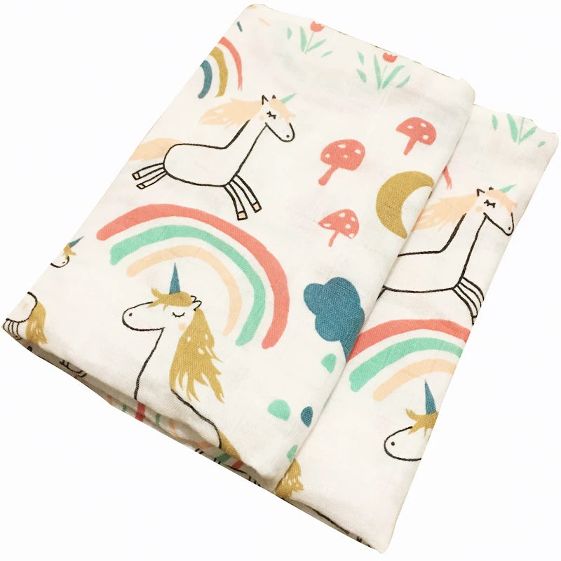 Organic Cotton Muslin Baby Blanket - Kindle Kids ABC - view 11