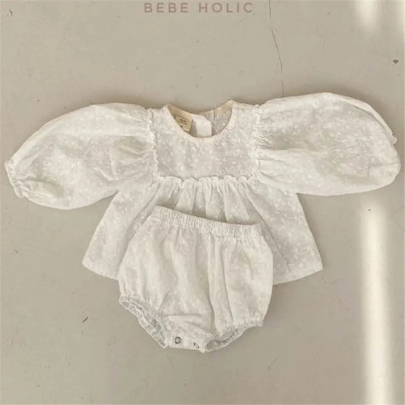 Vintage Lace Cotton Baby Set - Kindle Kids ABC - view 10