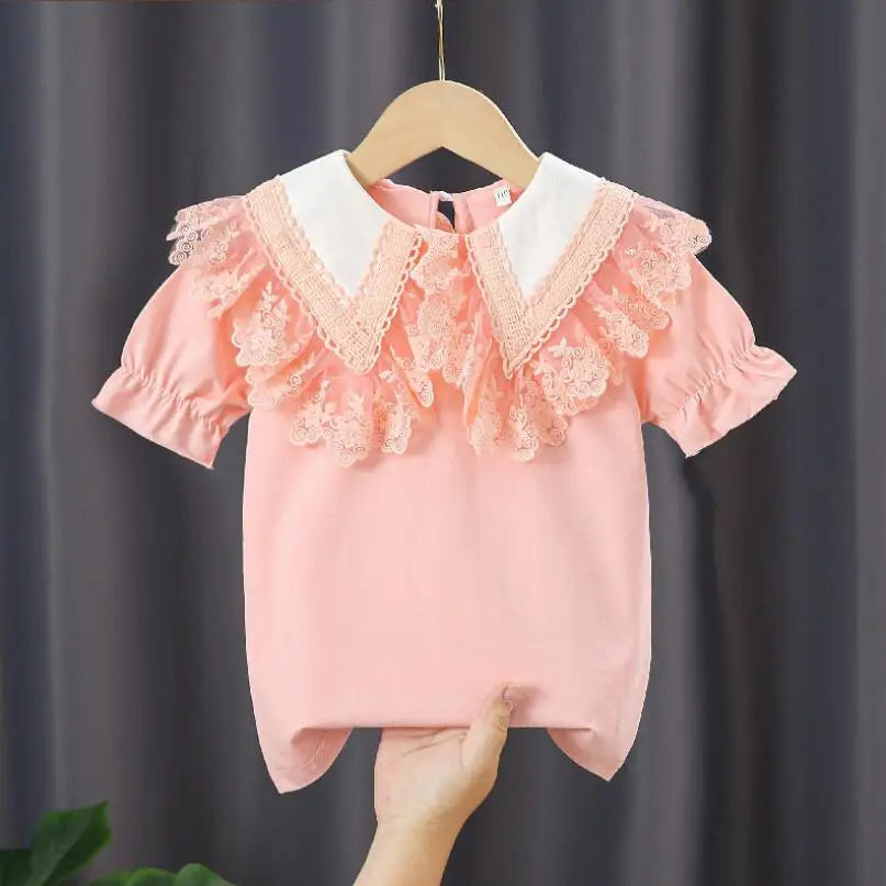 Girls Premium White Cotton Blouse - photo 9