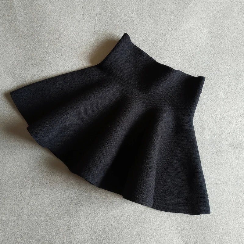 Baby Girl Knit Tutu Skirt — Pleated Mini Skirt | 2–10Y