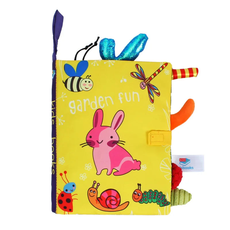 Baby Cloth Activity Book - Crinkle Sensory Soft Book - photo 9