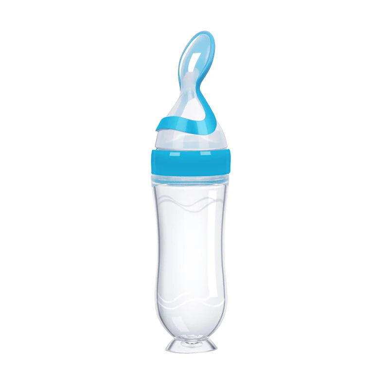 Baby Squeeze Spoon Bottle – Silicone Food Feeder | 4M+ - photo 11
