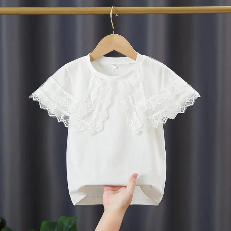 Girls Premium White Cotton Blouse - photo 10