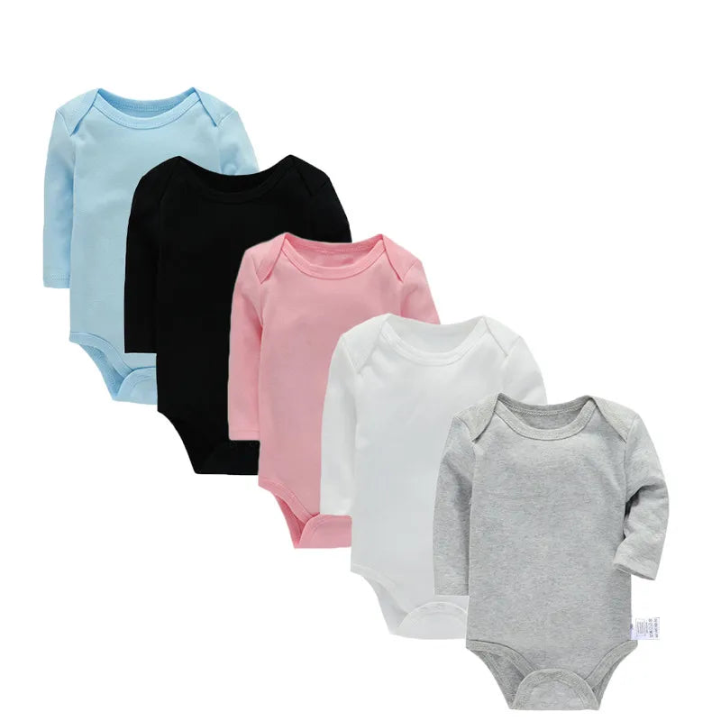 Solid Cotton Baby Bodysuit - Kindle Kids ABC