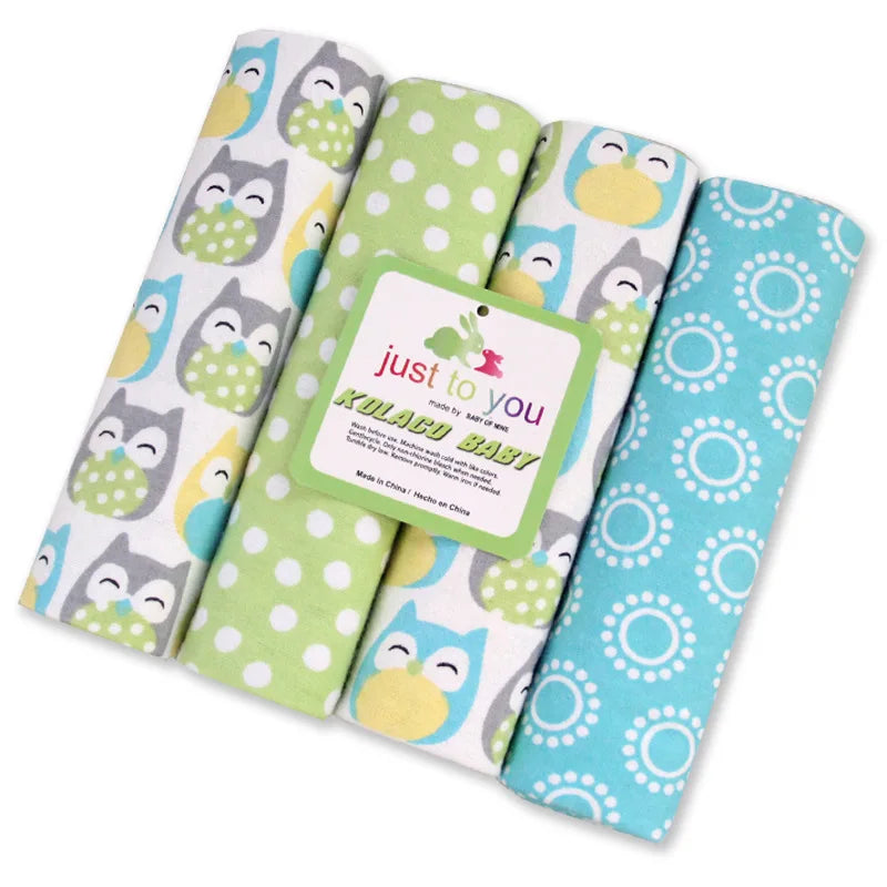 Cotton Muslin & Flannel Baby Swaddle - Kindle Kids ABC - view 12