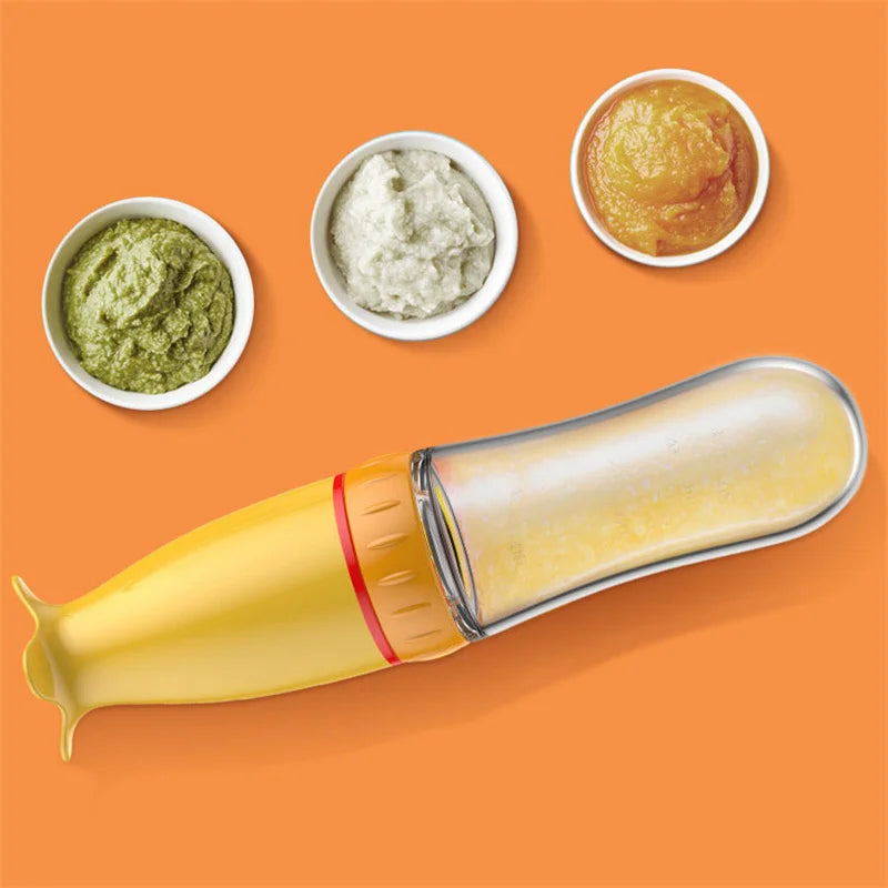 Baby Squeeze Spoon Bottle – Silicone Food Feeder | 4M+ - photo 6