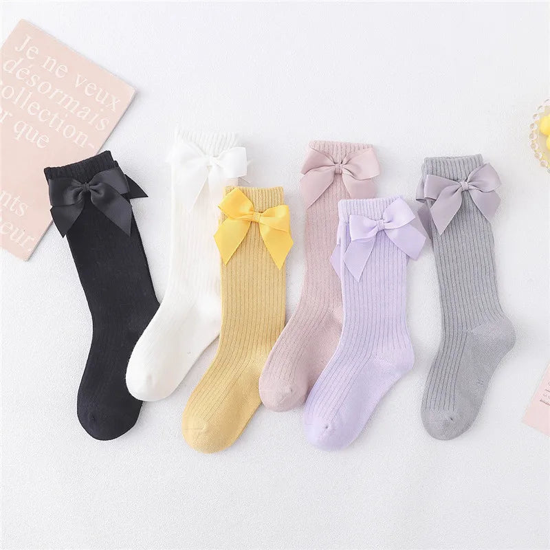 Cotton Baby Girls Socks with Bows - Kindle Kids ABC - view 2