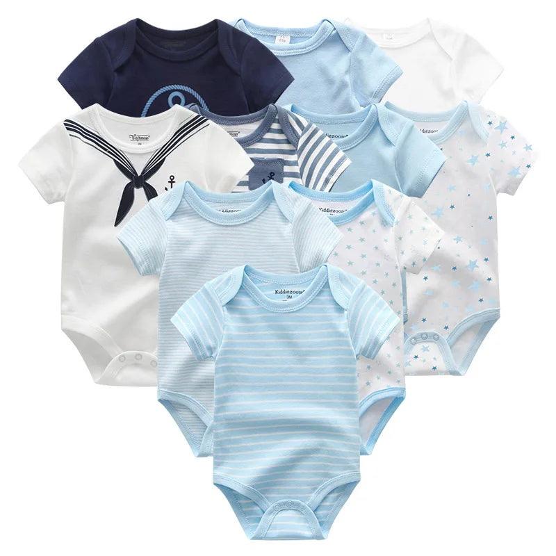 Baby 10-Pack Cotton Bodysuits - Kindle Kids ABC - view 15