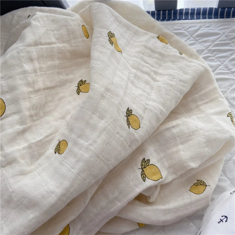 Cotton Muslin Baby Swaddle Wrap Blanket - Kindle Kids ABC - view 6