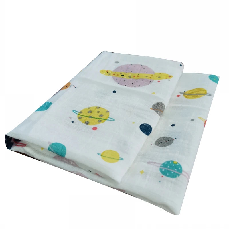 Organic Cotton Muslin Baby Blanket - Kindle Kids ABC - view 18