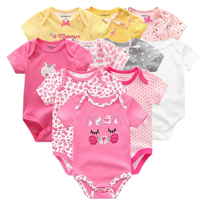 Baby 10-Pack Cotton Bodysuits - Kindle Kids ABC - view 19
