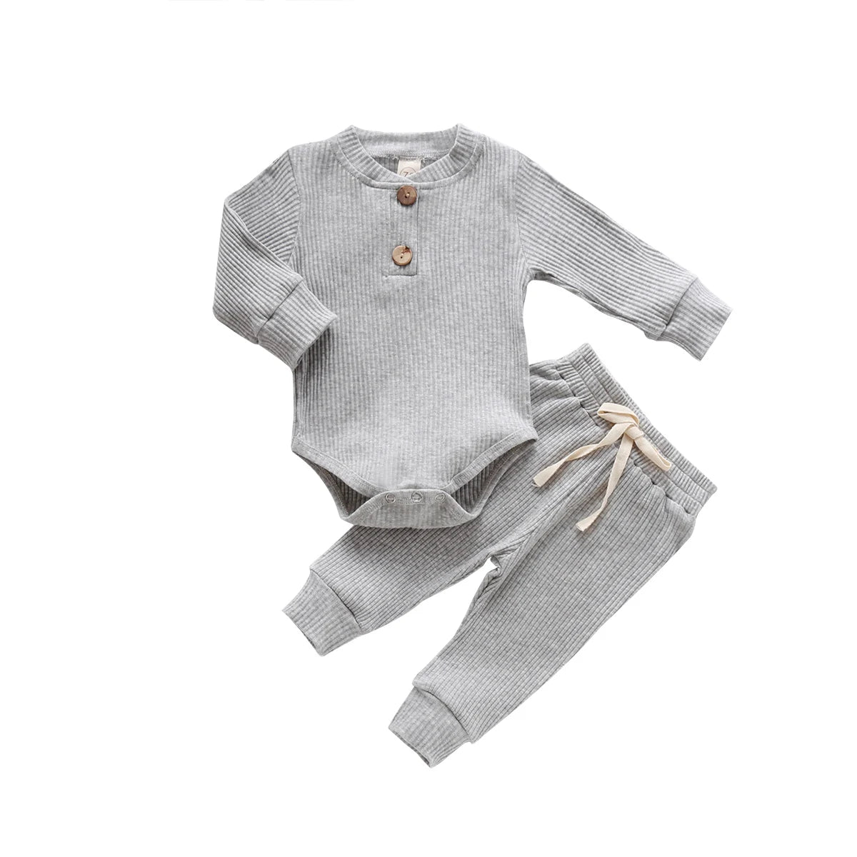 Ribbed Cotton Baby Set - Kindle Kids ABC - view 24