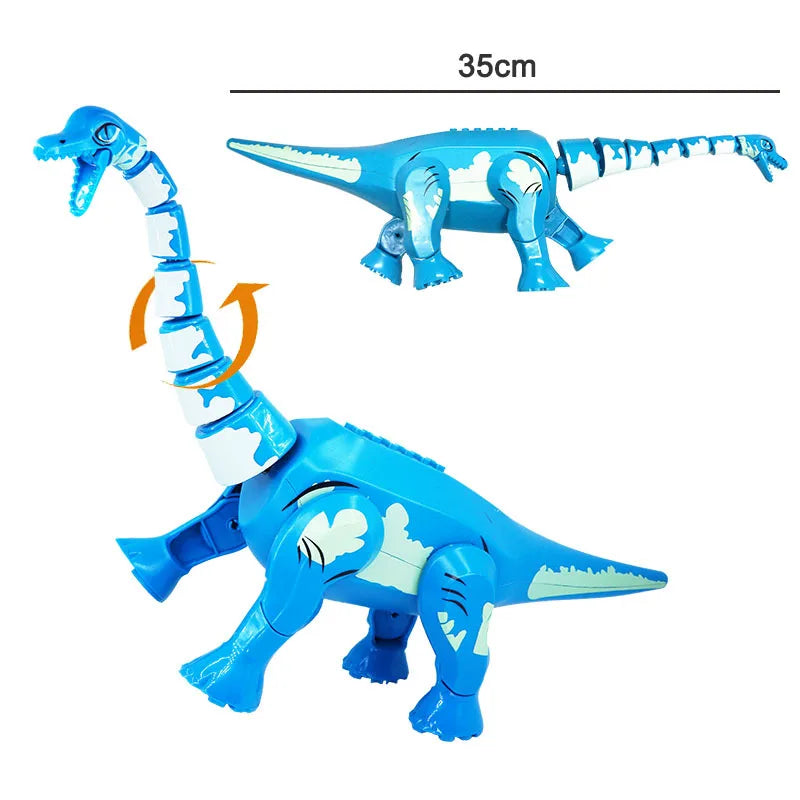 Dinosaur building blocks large brick figure set, kids 5-10Y - photo 8