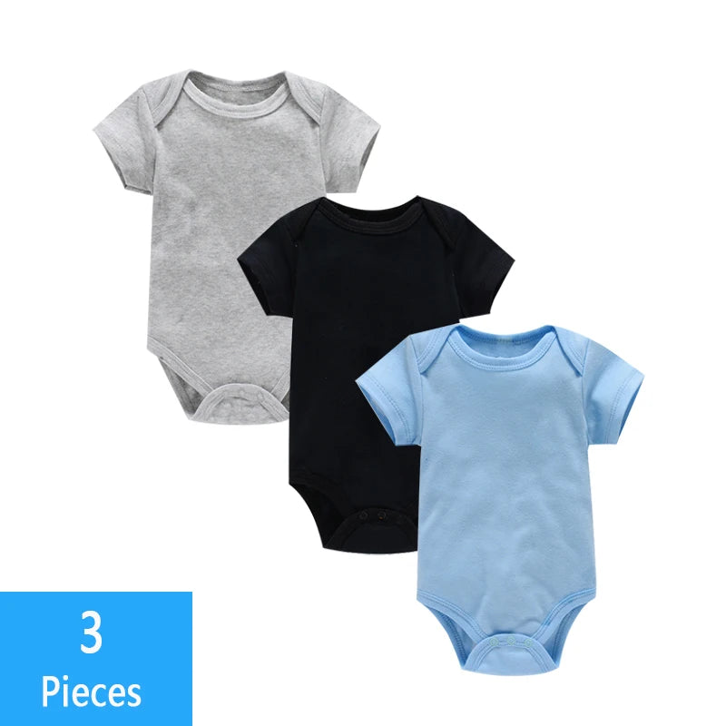Baby 3-Pack Cotton Bodysuits - Kindle Kids ABC - view 12