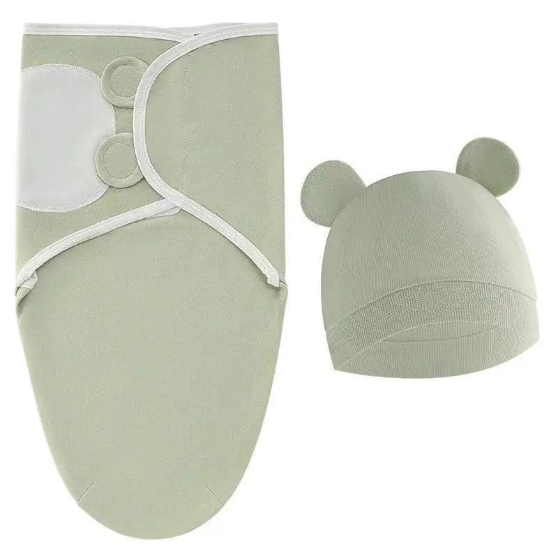 Cotton Baby Swaddle Wrap & Hat Set - Kindle Kids ABC - view 16