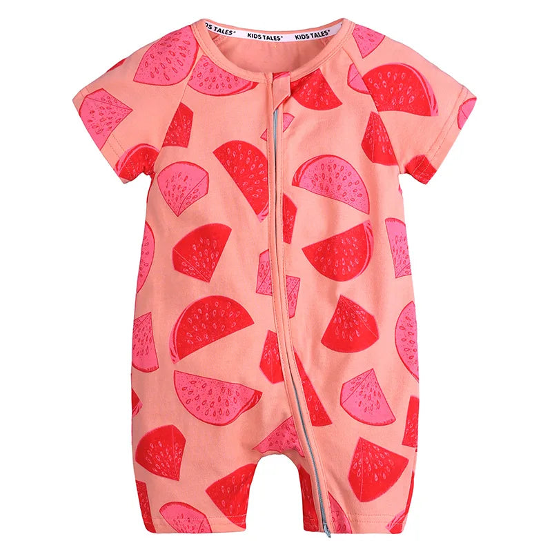 Baby Bamboo Cotton Short-Sleeve Romper - Kindle Kids ABC - view 10