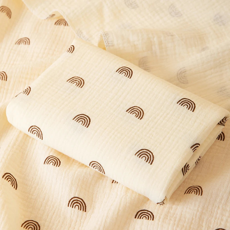 Bear Print Muslin Swaddle Blanket - Kindle Kids ABC - view 6