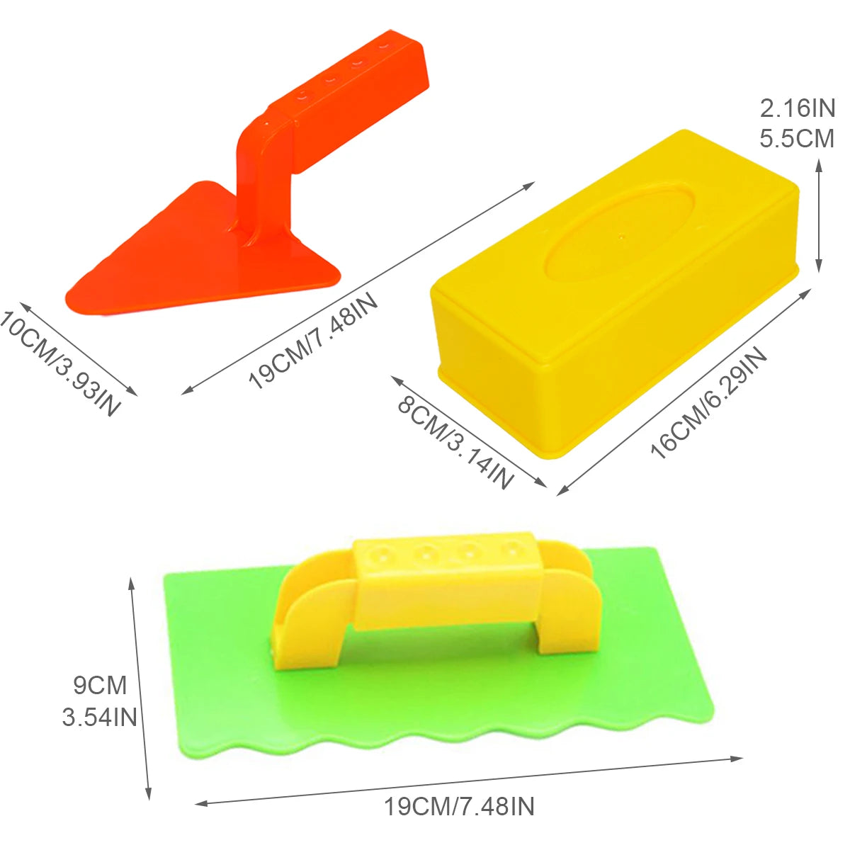 Kids Sand & Snow Brick Maker - 3-Piece Castle Mould Set - photo 6