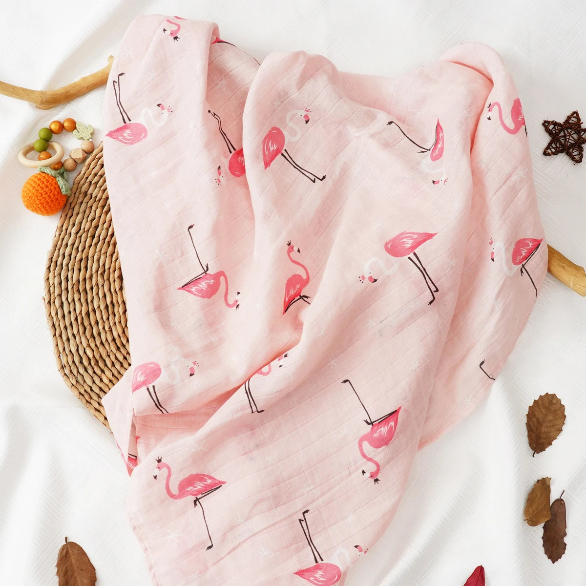 100% Cotton Muslin Baby Swaddle Blanket - Kindle Kids ABC - view 11
