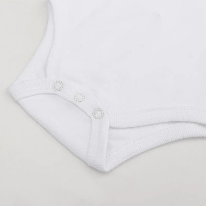 Baby 100% cotton white bodysuit multipack long sleeve