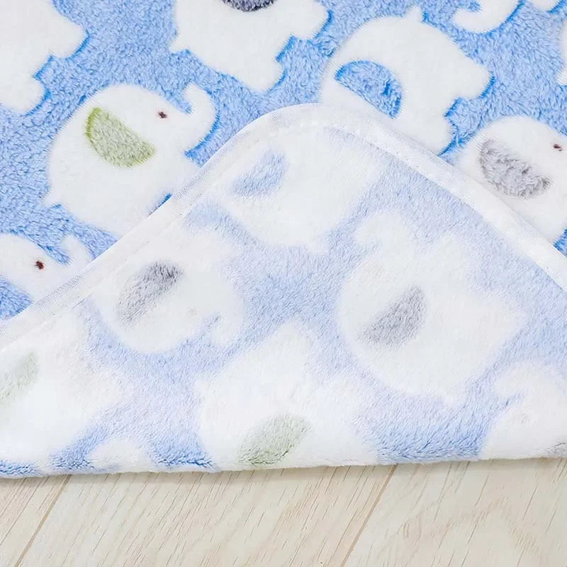 Cartoon Elephant Cotton Gauze Baby Blanket - Kindle Kids ABC - view 3