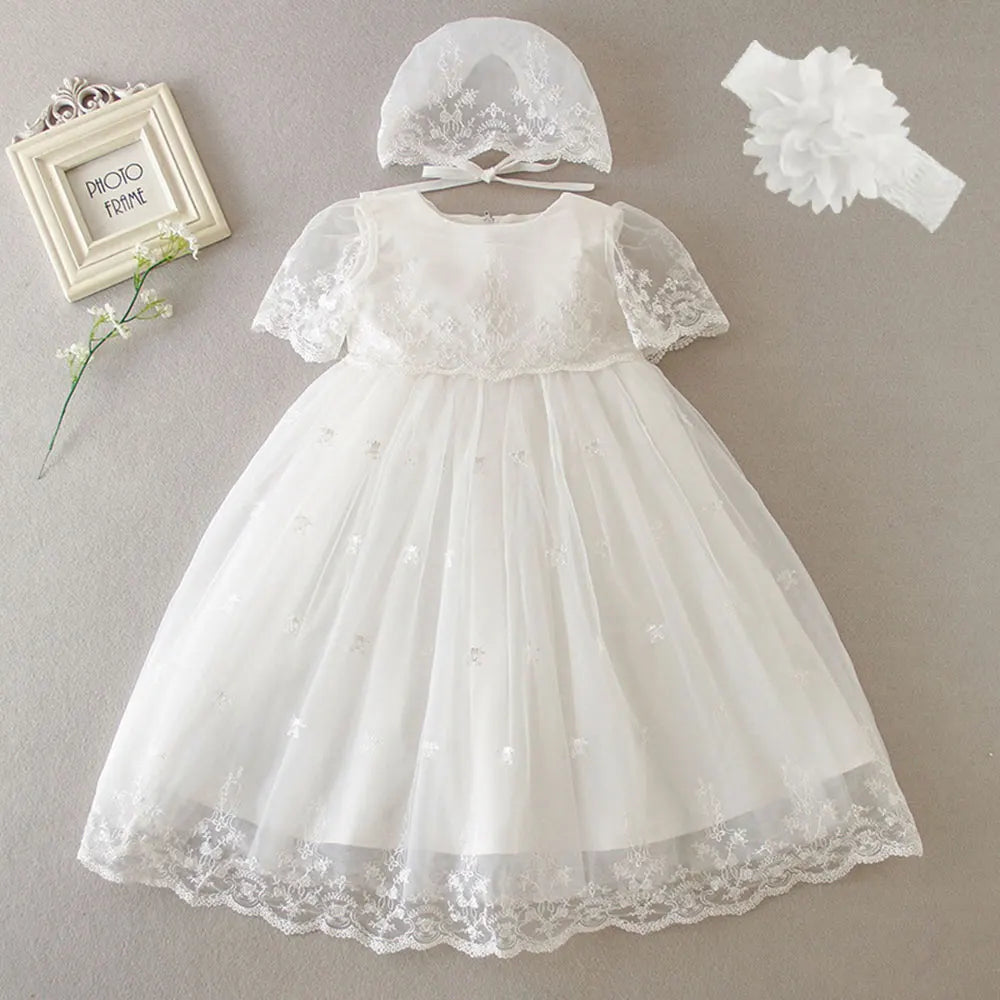 Lace Christening Gown - Kindle Kids ABC - view 13