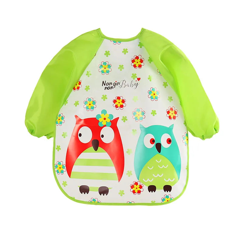 Long Sleeve Waterproof Baby Bib – EVA Feeding Smock | 0–3Y - photo 18