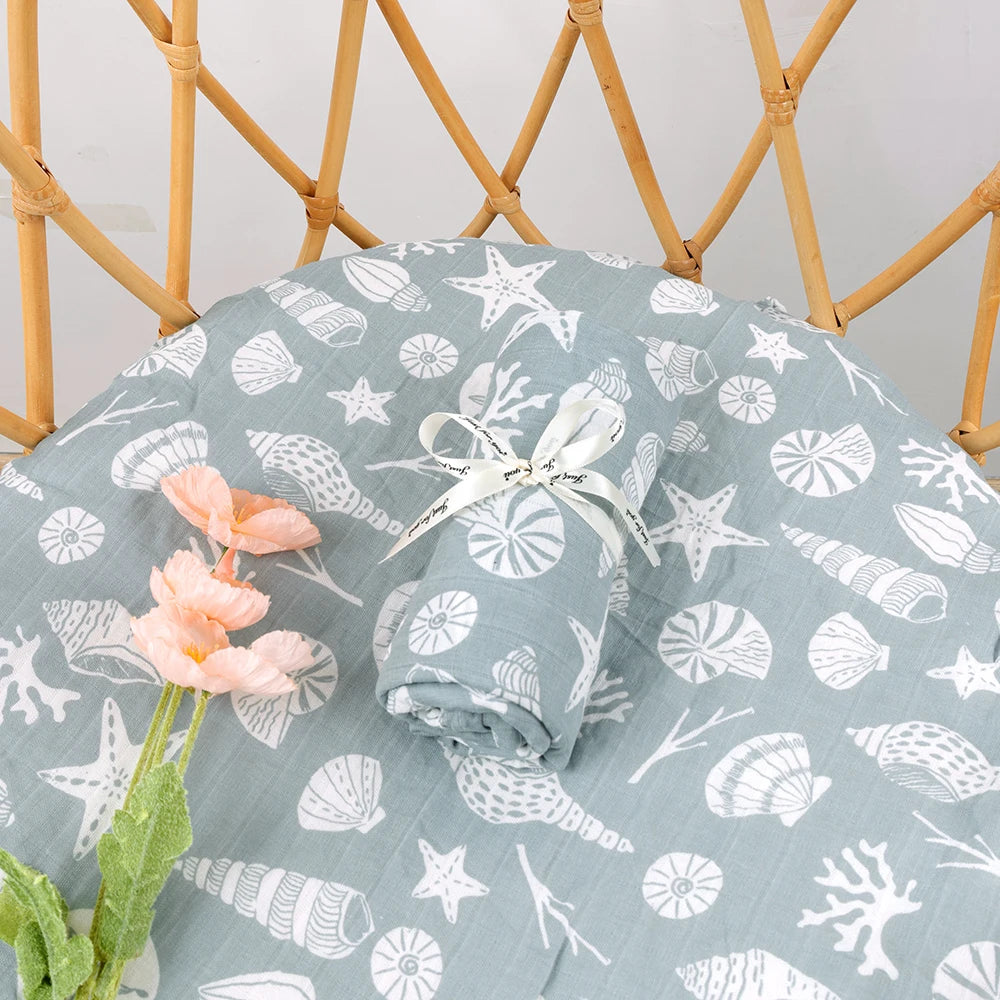 Soft Cotton Muslin Baby Swaddle Blanket - Kindle Kids ABC - view 2