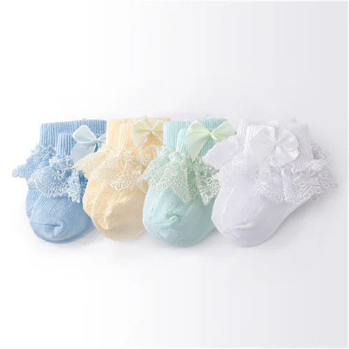 Cotton Frilly Newborn Baby Socks - Kindle Kids ABC - view 24