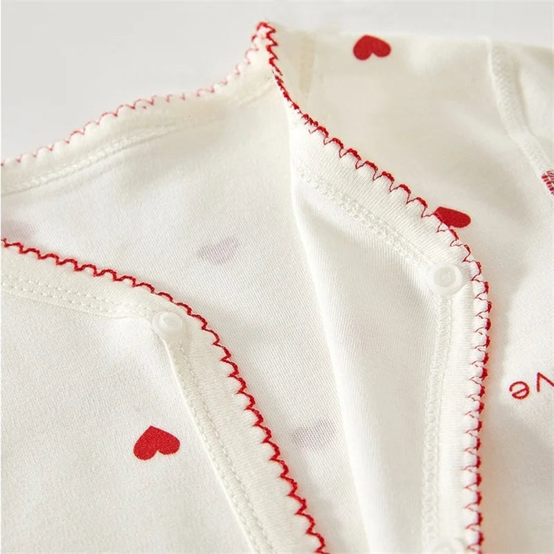 Print Cotton Baby Romper - Kindle Kids ABC - view 5