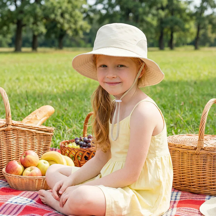 Kids Cotton Bucket Hat – UV Protection Sun Hat | Unisex | 1–10 Years - photo 3
