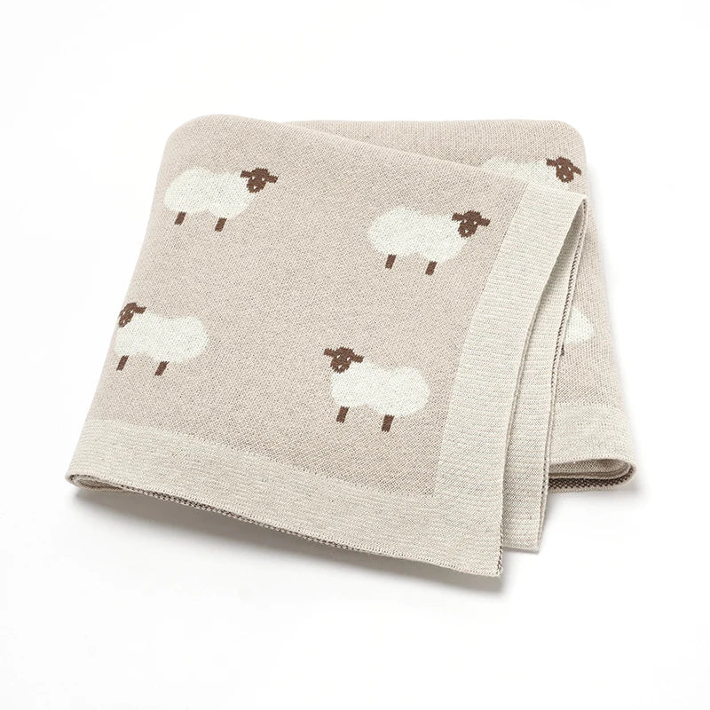Knit Cotton Baby Blanket - Kindle Kids ABC