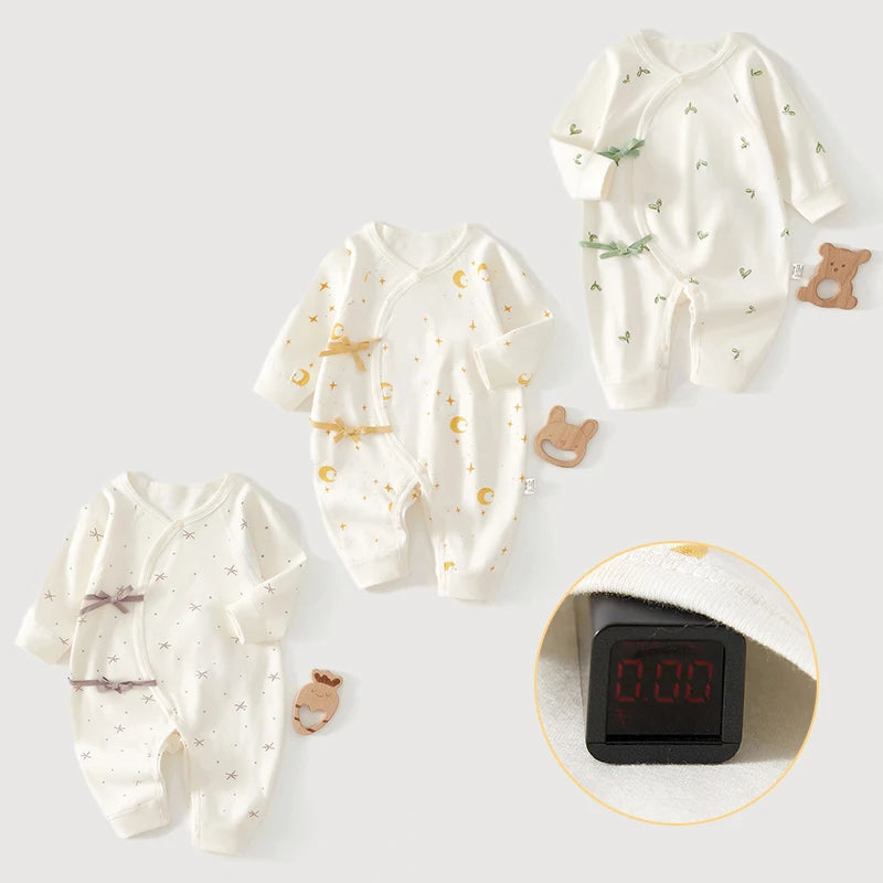 Print Cotton Baby Romper - Kindle Kids ABC - view 5