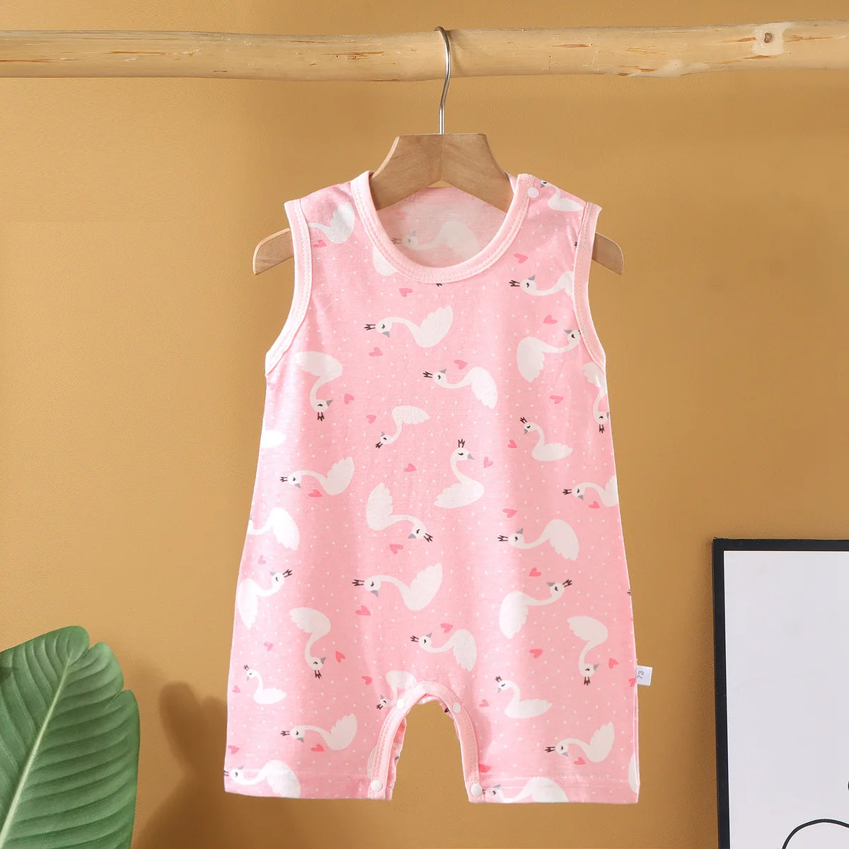 Baby Cotton Romper – Unisex Sleeveless Striped Bodysuit | 0–20 Months - photo 19