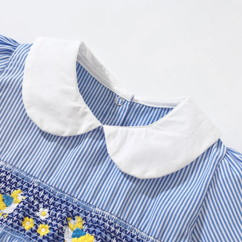 Peter Pan Collar Girls Party Dress - photo 3
