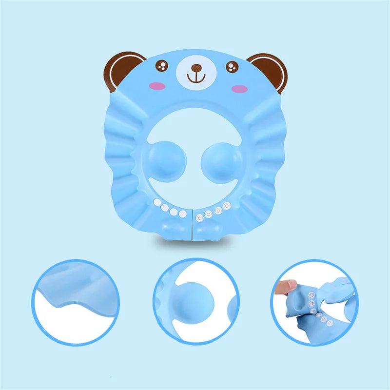 Baby Shampoo Shower Cap – Adjustable Ear Protection | 0–6Y - photo 6