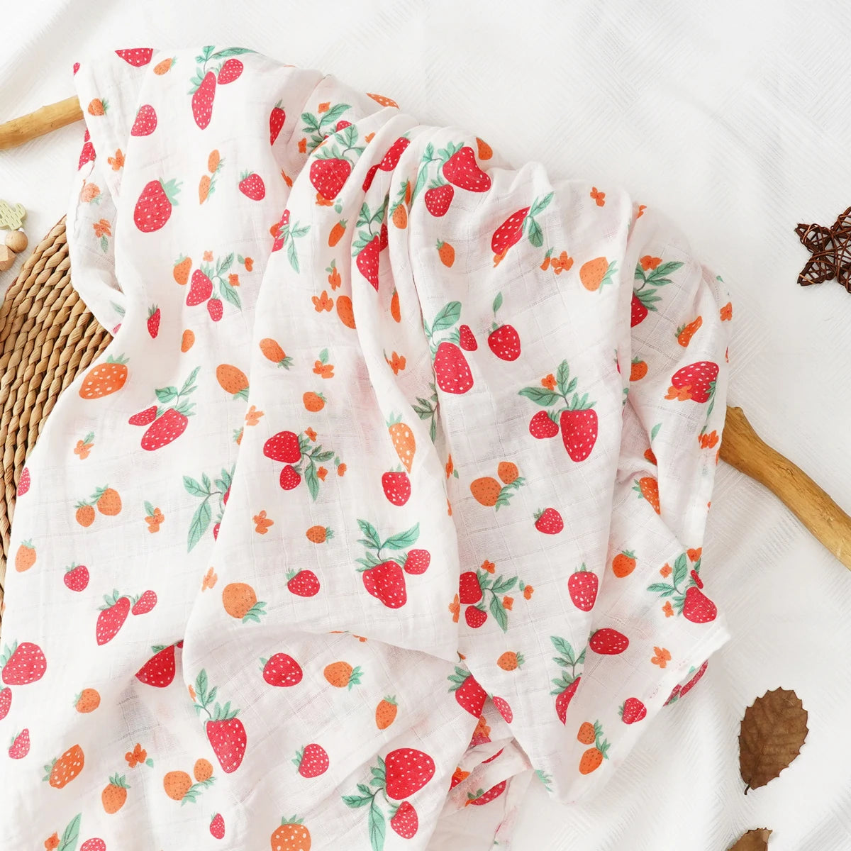 100% Cotton Muslin Baby Swaddle Blanket - Kindle Kids ABC - view 6