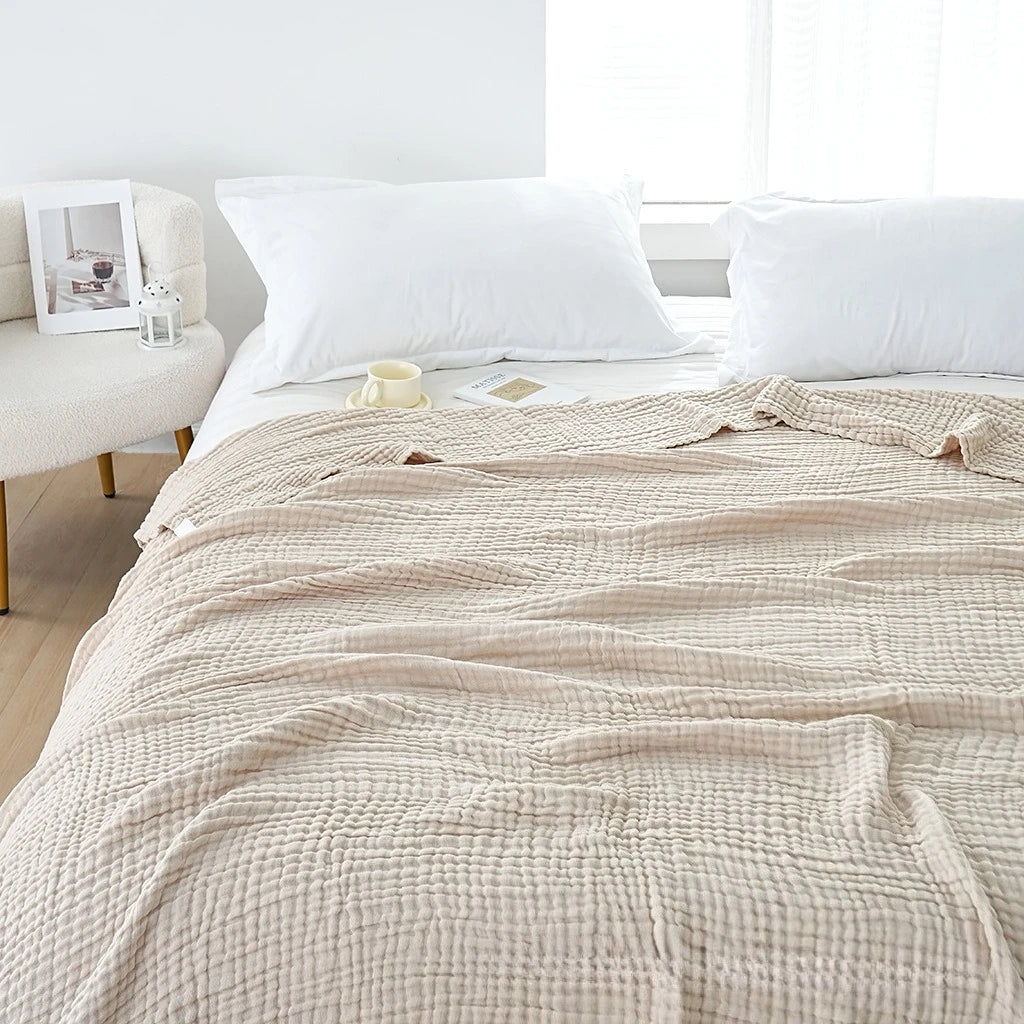 6-Layer Cotton Muslin Baby Blanket - Kindle Kids ABC - view 2