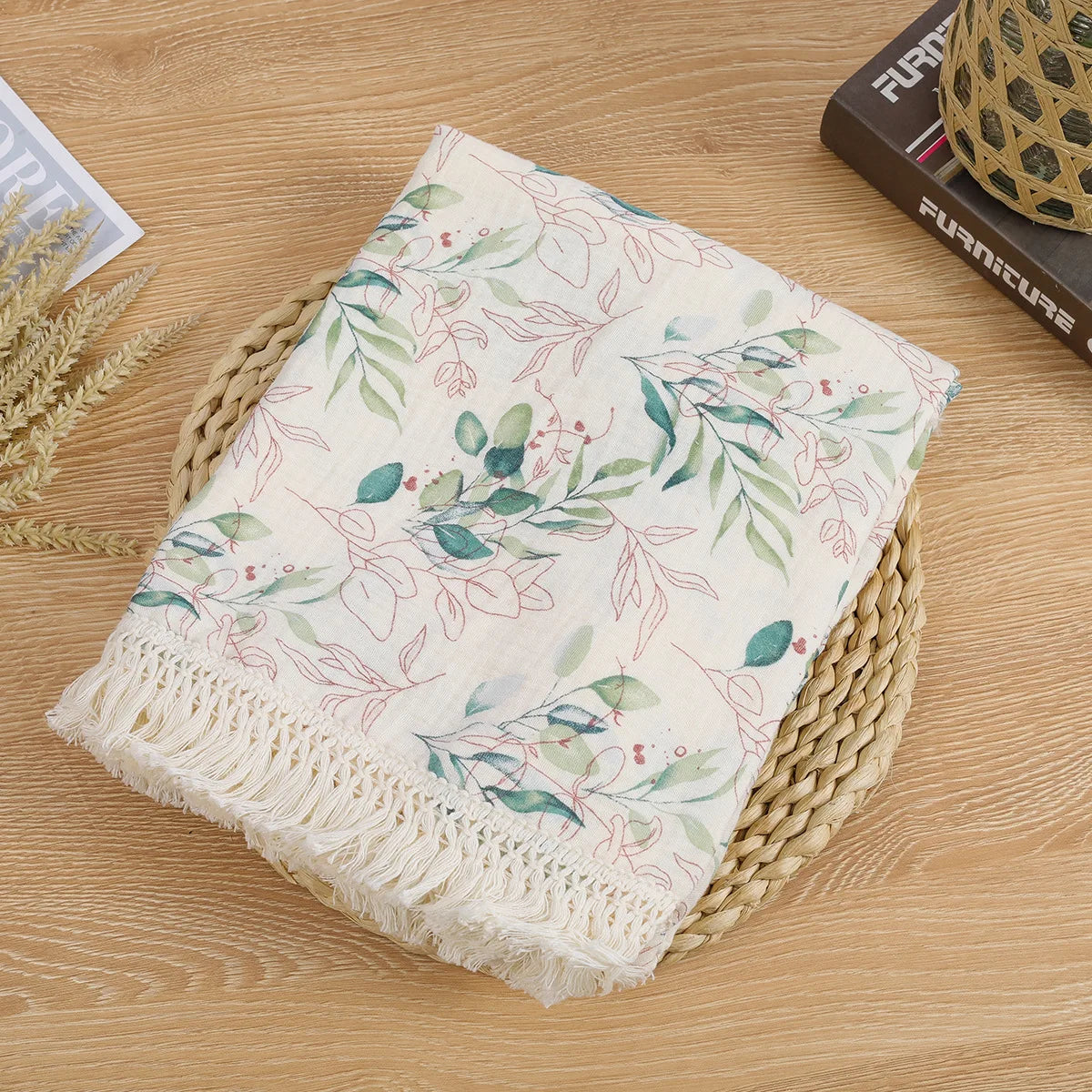 Bear Print Cotton Muslin Baby Blanket - Kindle Kids ABC - view 21