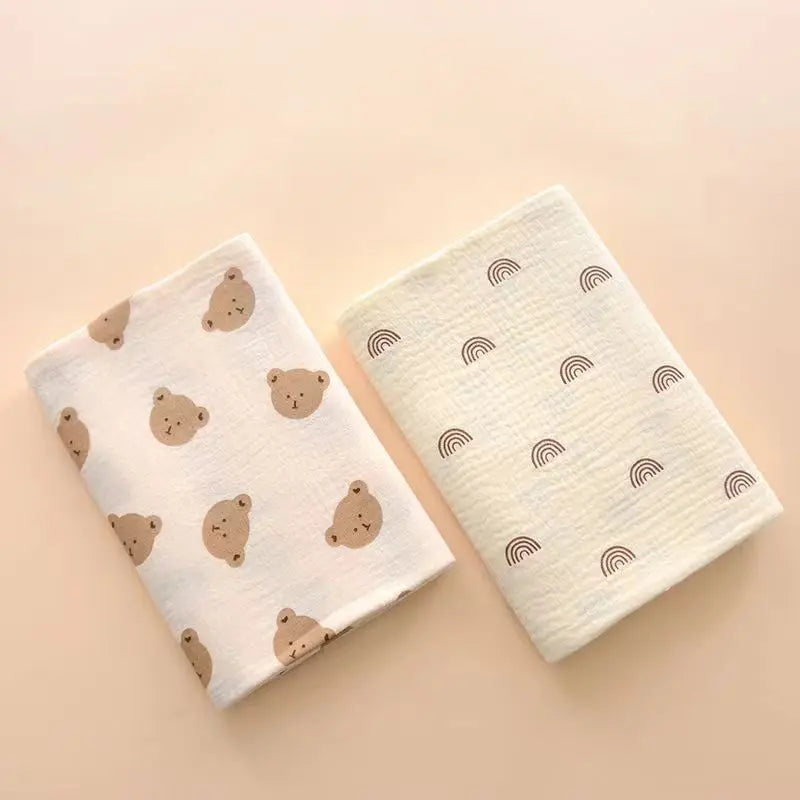 Cotton Muslin Receiving Blanket - Kindle Kids ABC