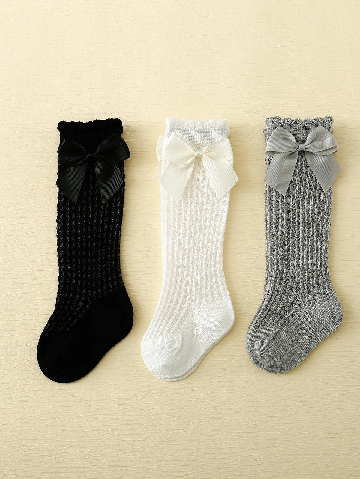 Cotton Baby Girls Socks with Bows - Kindle Kids ABC - view 8
