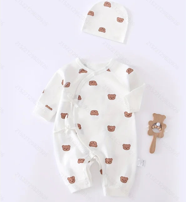 Cartoon Bear Cotton Romper - Kindle Kids ABC - view 6