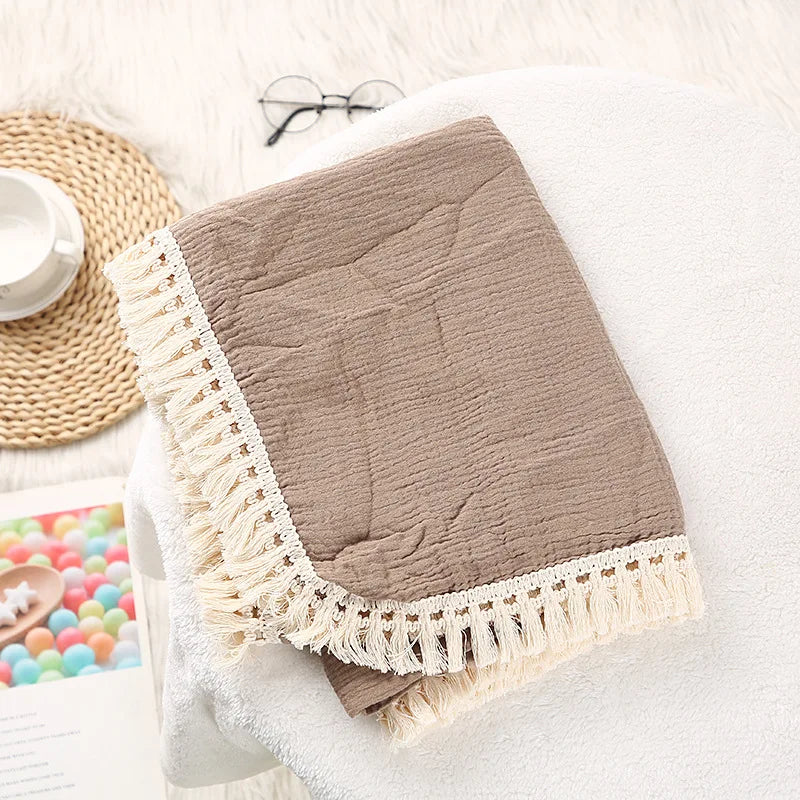 Cotton Muslin Baby Swaddle Blanket - Kindle Kids ABC - view 24