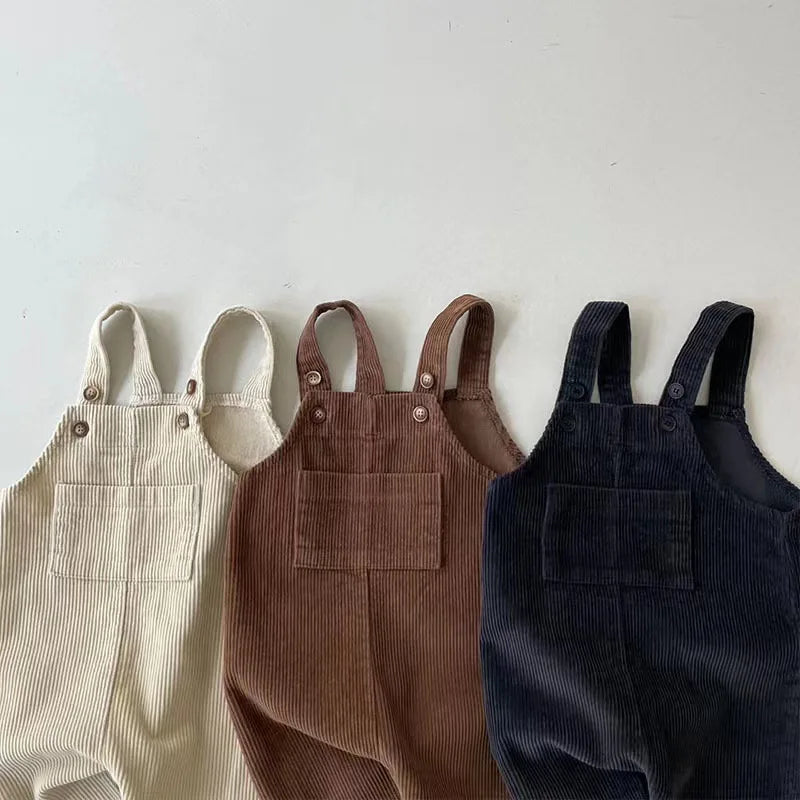 Corduroy Cotton Baby Overalls - Kindle Kids ABC - view 3