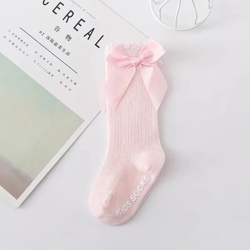 Red Bow Knee-High Baby Socks - Kindle Kids ABC - view 14